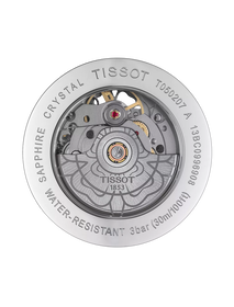 Back view of the watch case Tissot Lady Heart Powermatic 80