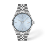 Front view of the watch Tissot Ballade 40mm with shadow