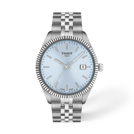 Vorderansicht der Uhr Tissot Ballade 40mm mit Schatten