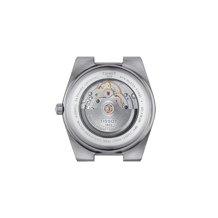 Back view of the watch case Tissot PRX 40mm