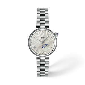 Front view of the watch Tissot Desir 29.6mm with shadow