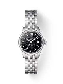 그림자가 있는 티쏘 르로끌 오토매틱 스몰 레이디 (25.30) 시계의 전면 보기