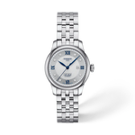 Vue de face de la montre Tissot Le Locle 20th Anniversary 29mm avec ombre