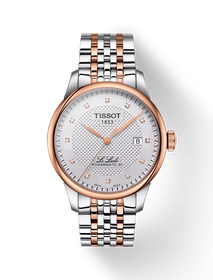Vista frontal del reloj Tissot Le Locle Powermatic 80 con sombra