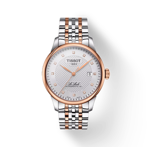 Vista frontal del reloj Tissot Le Locle Powermatic 80 con sombra