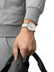 Simulation of the watch Tissot PR 100 40mm on a wrist