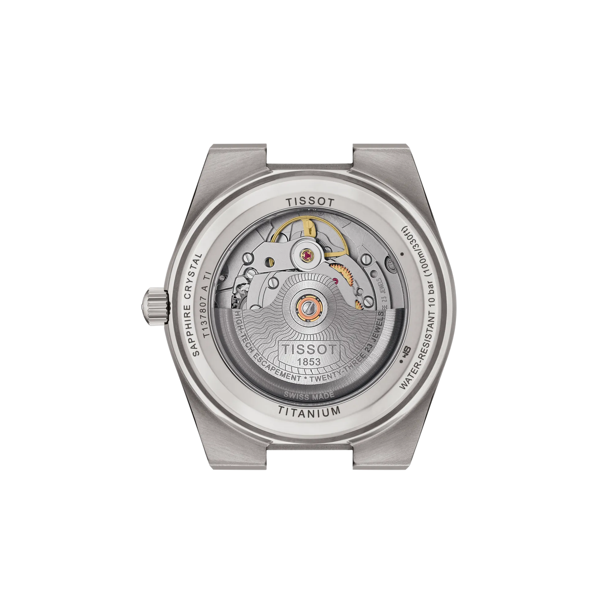 Часы Tissot PRX Titanium 38 мм, цвет: Антрацитовый — фото 2