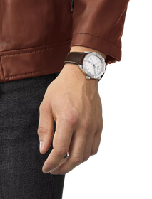 Simulation of the watch Tissot PR 100 Sport Gent on a wrist