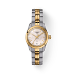 Front view of the watch Tissot PR 100 Lady Small with shadow