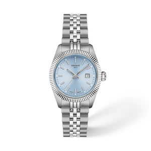 Front view of the watch Tissot Ballade 30mm with shadow