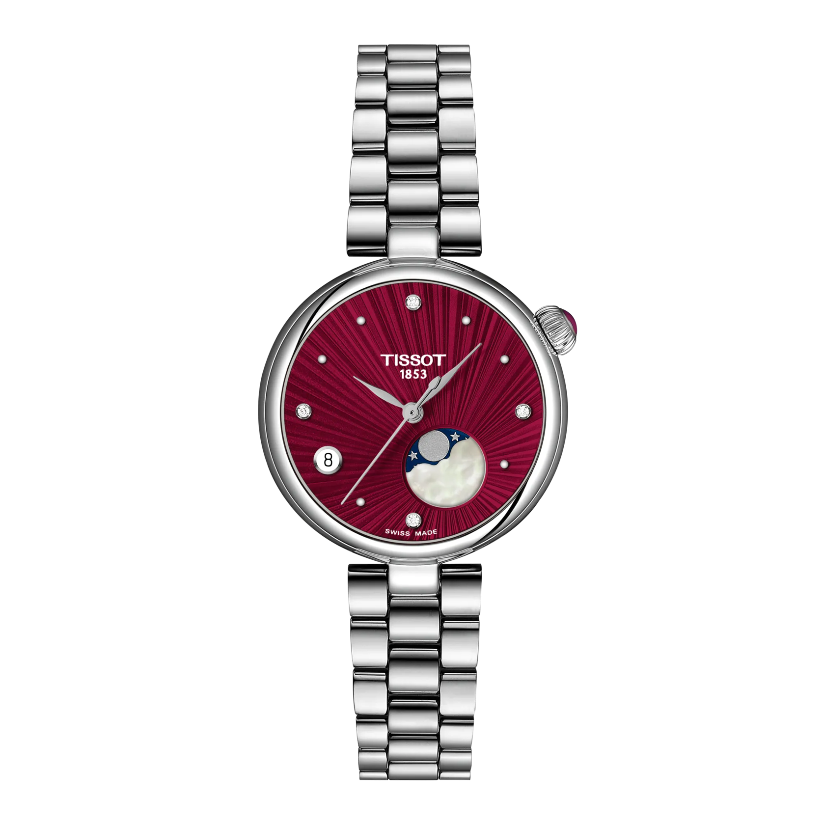 Front view of the watch Tissot D&eacute;sir 29.6mm
