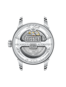 시계 케이스 뒷면 보기 티쏘 르로끌 COSC 39mm