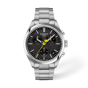 Front view of the watch 天梭PR 100系列環法自由車賽款40mm with shadow