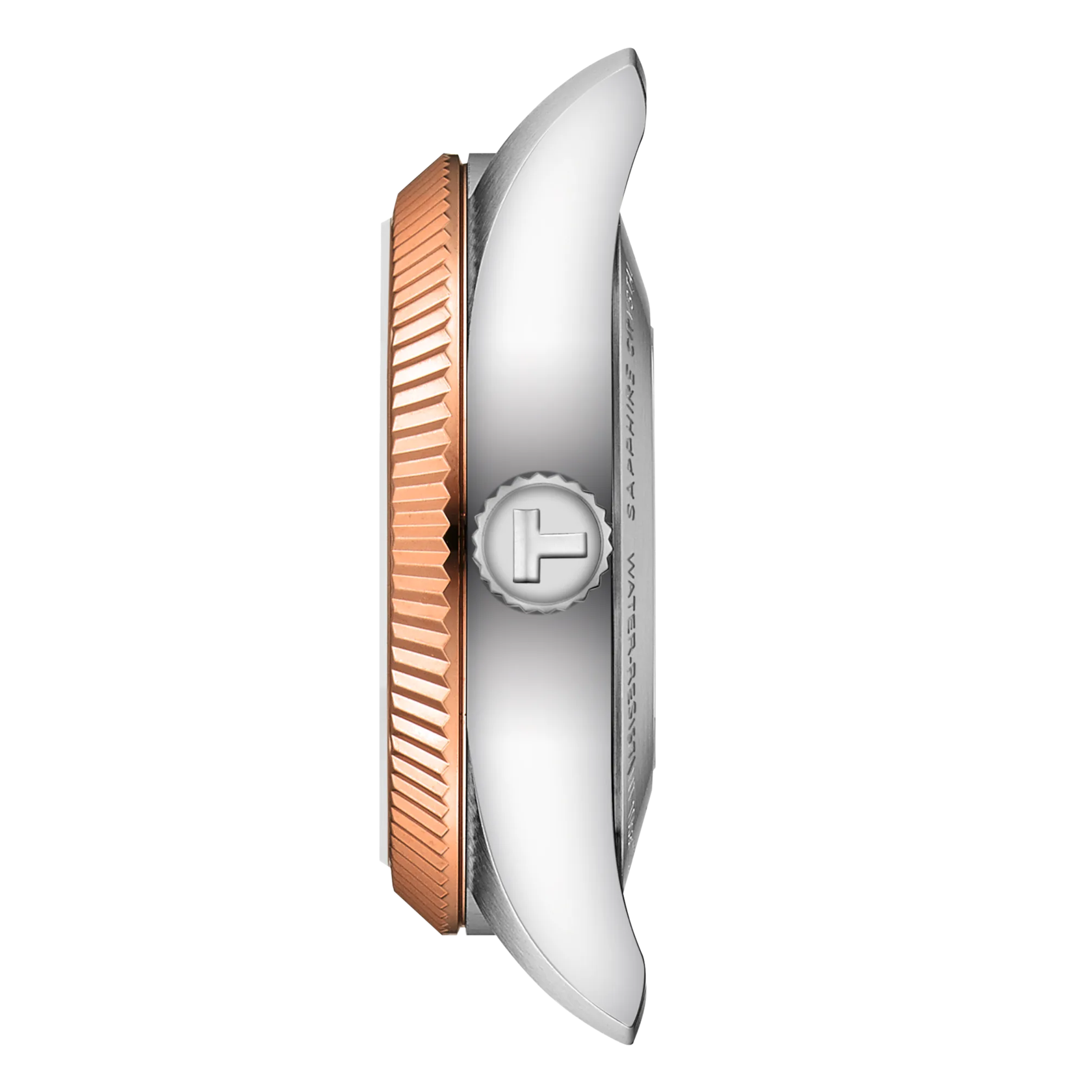 Vue de profil du boîtier de la montre Tissot Ballade 30mm