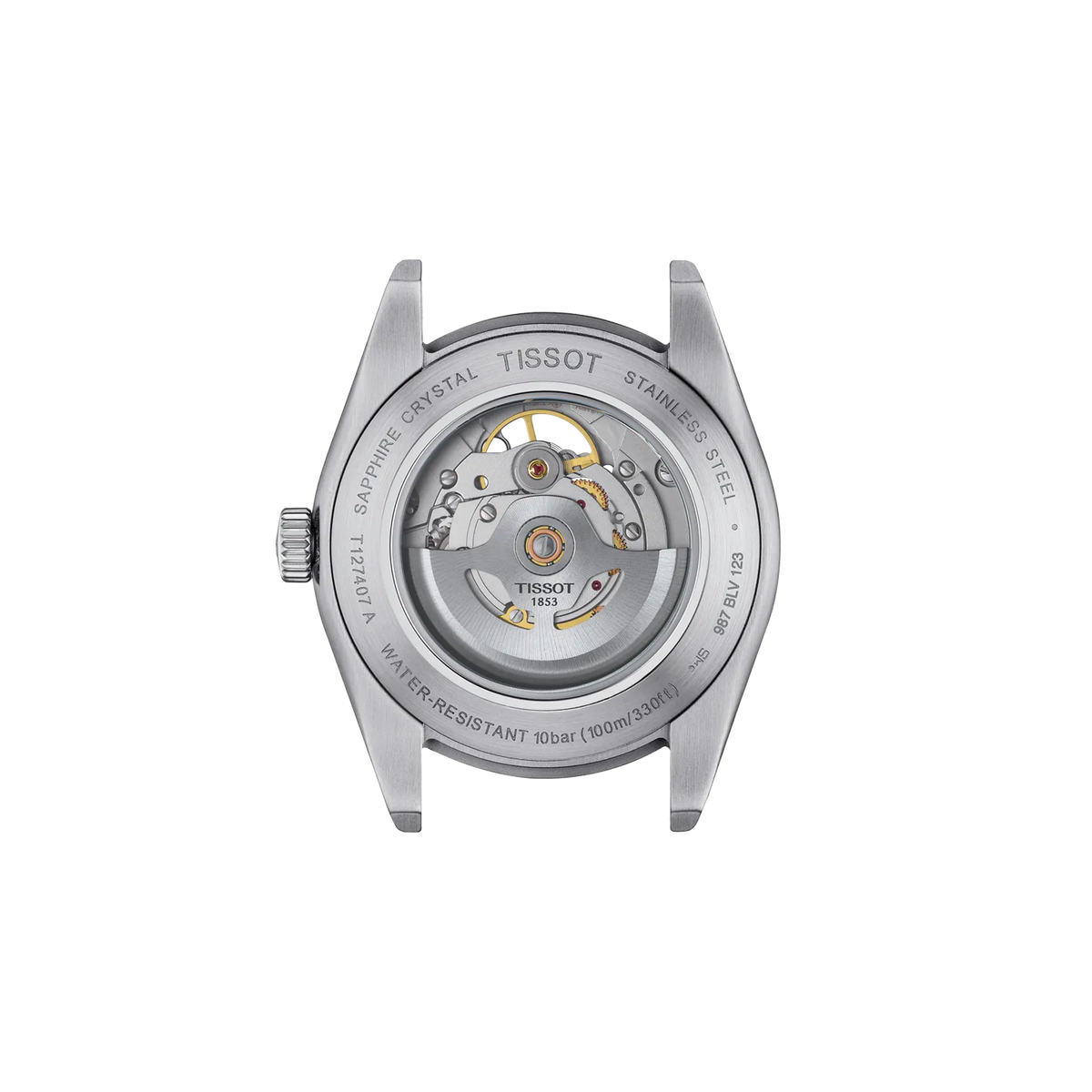 Мужские часы Tissot Gentleman Open Heart 40 мм, цвет: Синий — фото 2