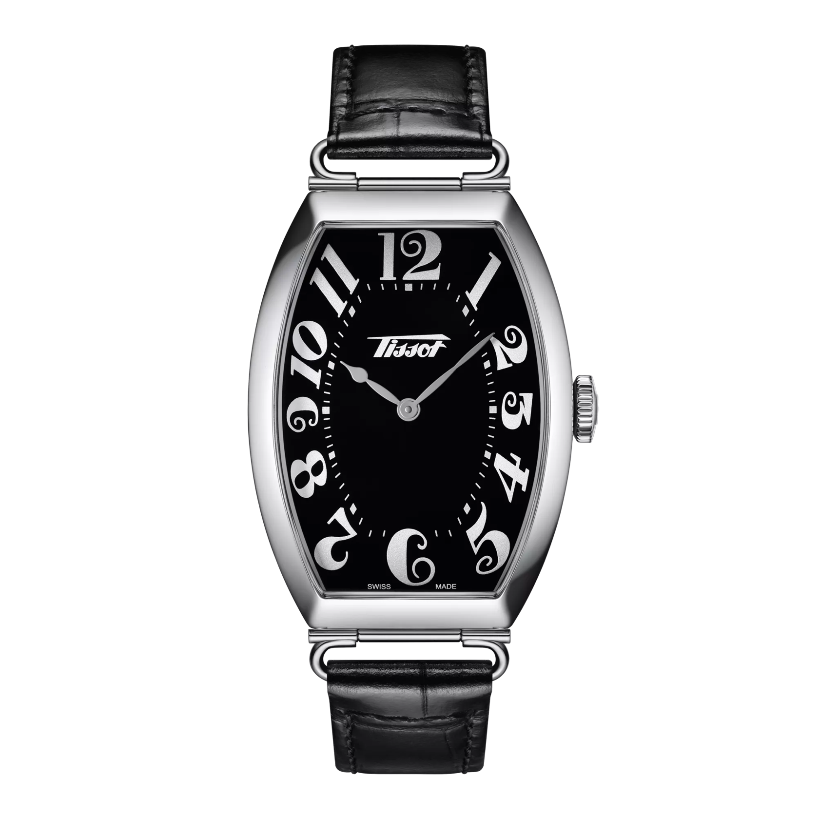 Front view of the watch Tissot Heritage Porto