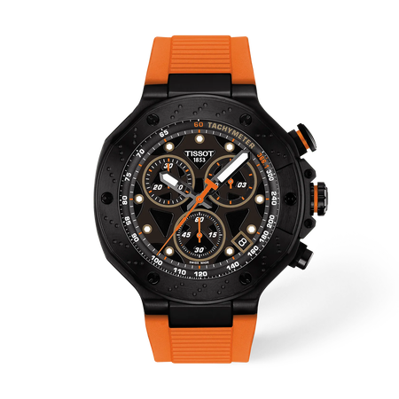 vista frontale dellorologio {0} con ombra