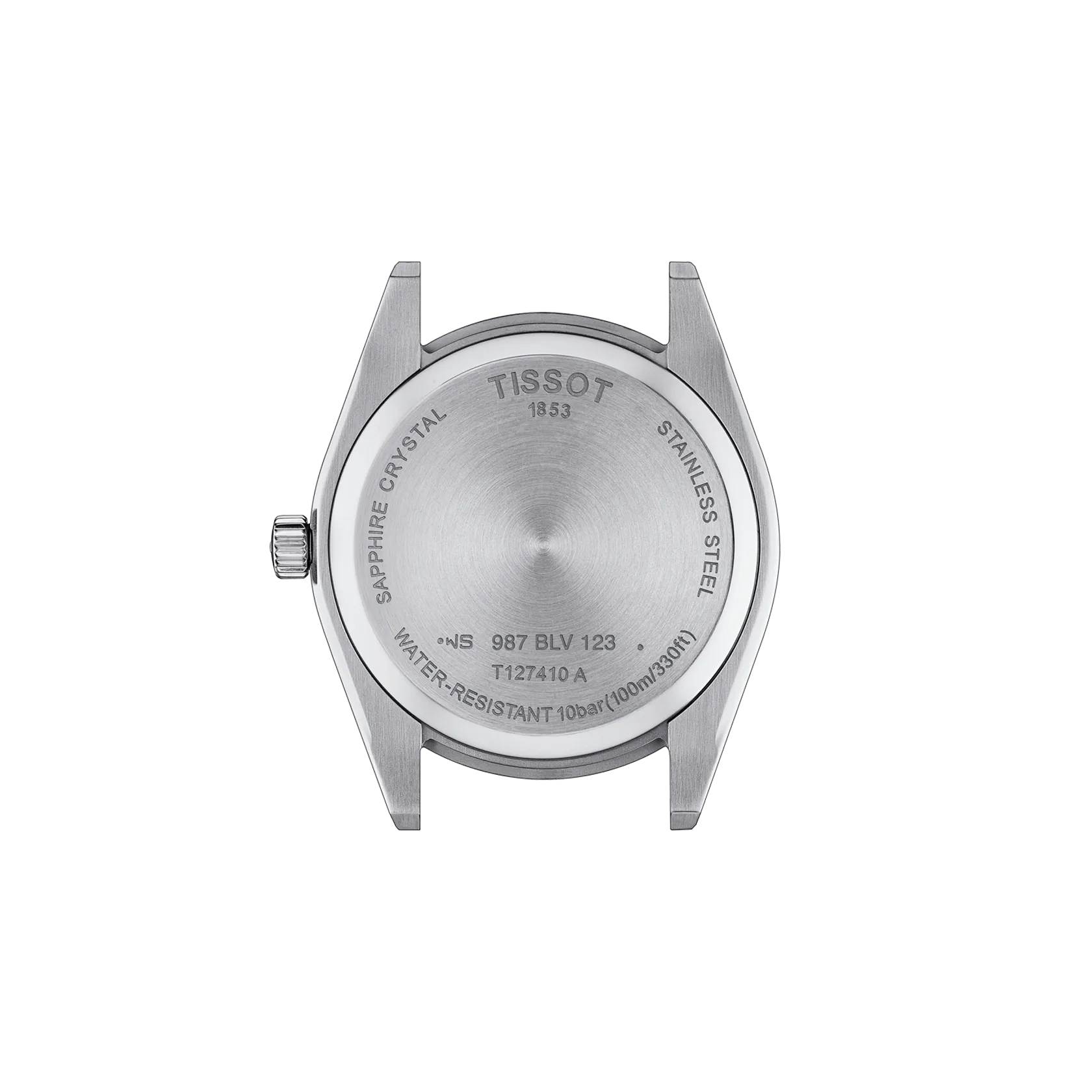 시계 케이스 뒷면 보기 티쏘 젠틀맨