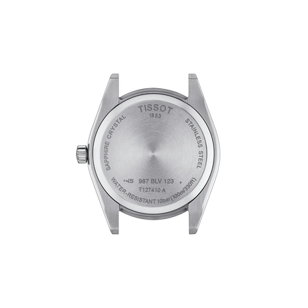 Back view of the watch case Tissot Gentleman 40mm