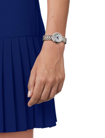 Simulation of the watch Tissot Bellissima 29mm on a wrist