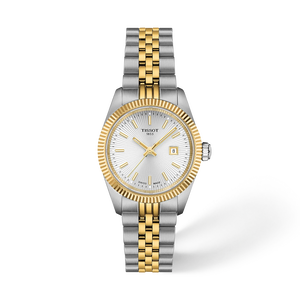 Front view of the watch Tissot Ballade 30mm with shadow