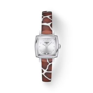 Front view of the watch Tissot Lovely with shadow