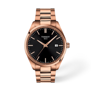 Vista frontal del reloj Tissot PR 100 40mm con sombra