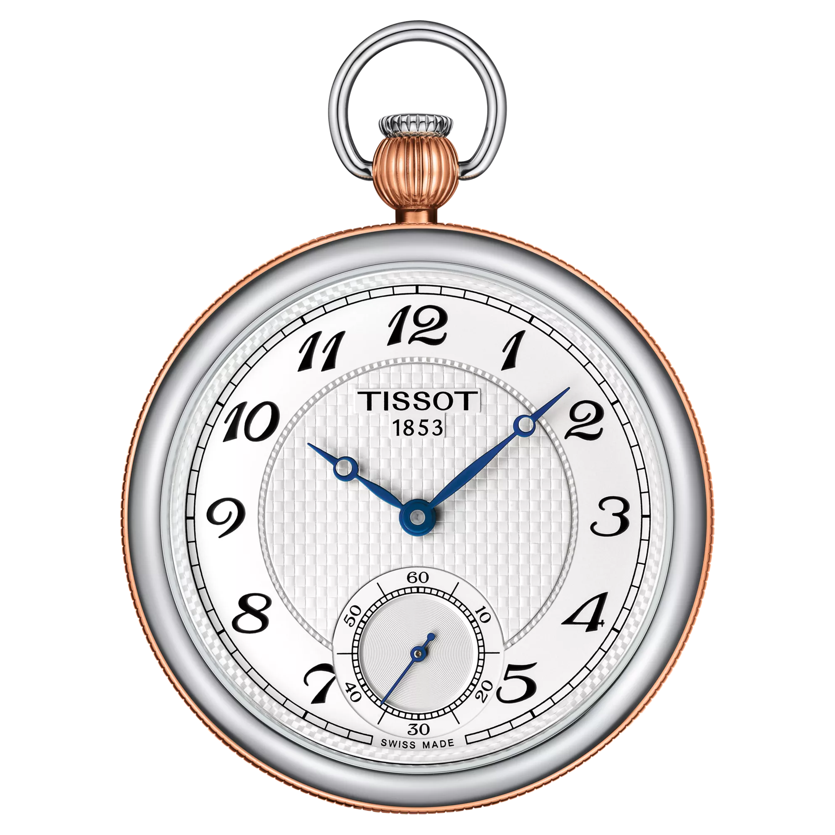 มุมมองด้านหน้าของนาฬิกา Tissot Bridgeport Lepine Mechanical