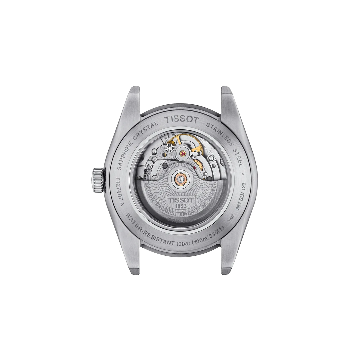 Мужские механические часы Tissot Gentleman 40 мм Automatic, цвет: Чёрный — фото 2