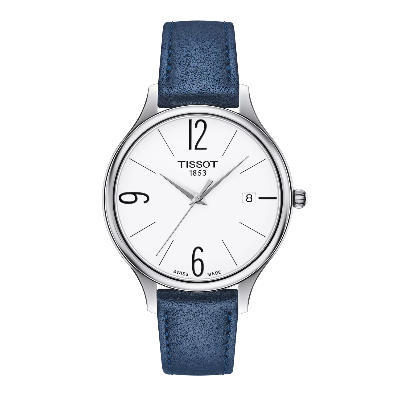 Front view of the watch Tissot Bella Ora Round