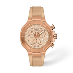 Front view of the watch Tissot T-Race 38mm with shadow