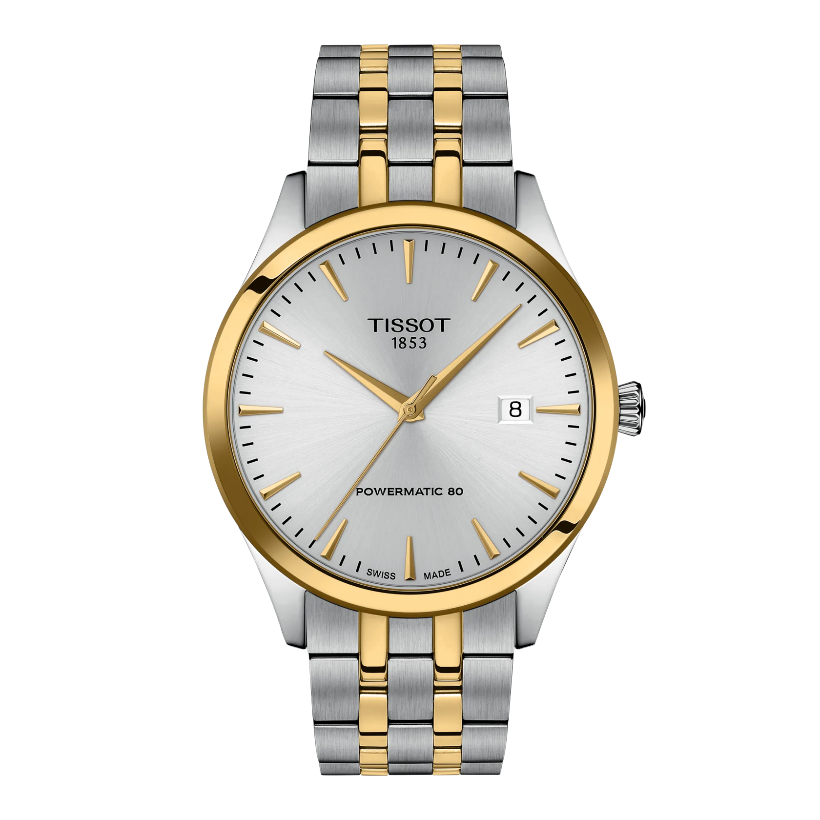 Front view of the watch Tissot Classic Dream 40mm