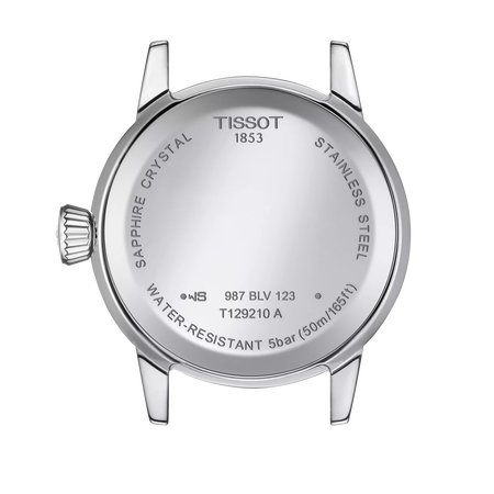 Back view of the watch case Tissot Classic Dream Lady