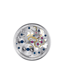 Back view of the watch case Tissot T-Complication Squelette 43mm