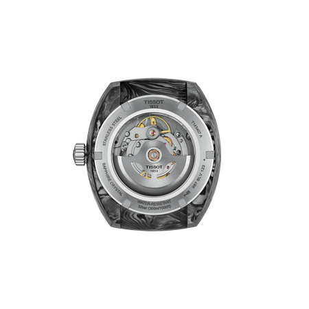 Vue arrière du boîtier de la montre Tissot Sideral S 41mm