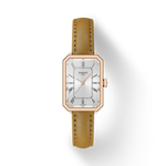 Front view of the watch Tissot SRV 30mm with shadow