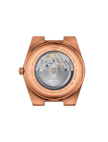 Back view of the watch case Tissot PRX 40mm