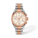 Front view of the watch Tissot PR 100 36mm with shadow