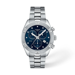 Vooraanzicht van het horloge Tissot PR 100 Sport Chic 38mm met schaduw