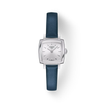 Front view of the watch Tissot Lovely Square with shadow
