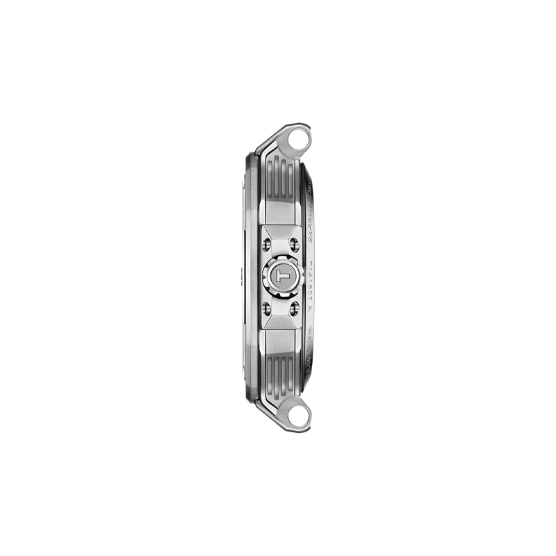 Profile view of the watch case Tissot T-Race 41mm