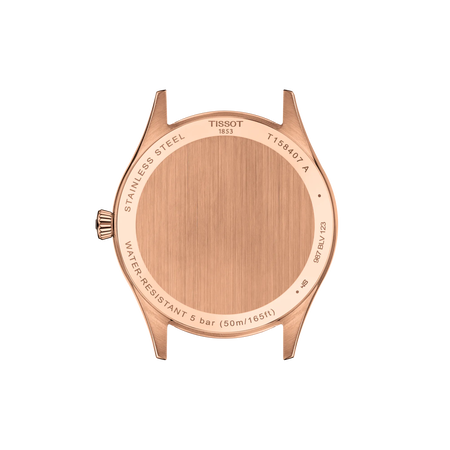 Back view of the watch case Tissot Classic Dream 40mm