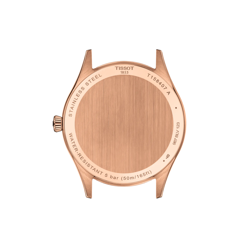 Back view of the watch case Tissot Classic Dream 40mm