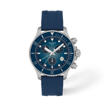 Front view of the watch Tissot Seastar 1000 38mm with shadow