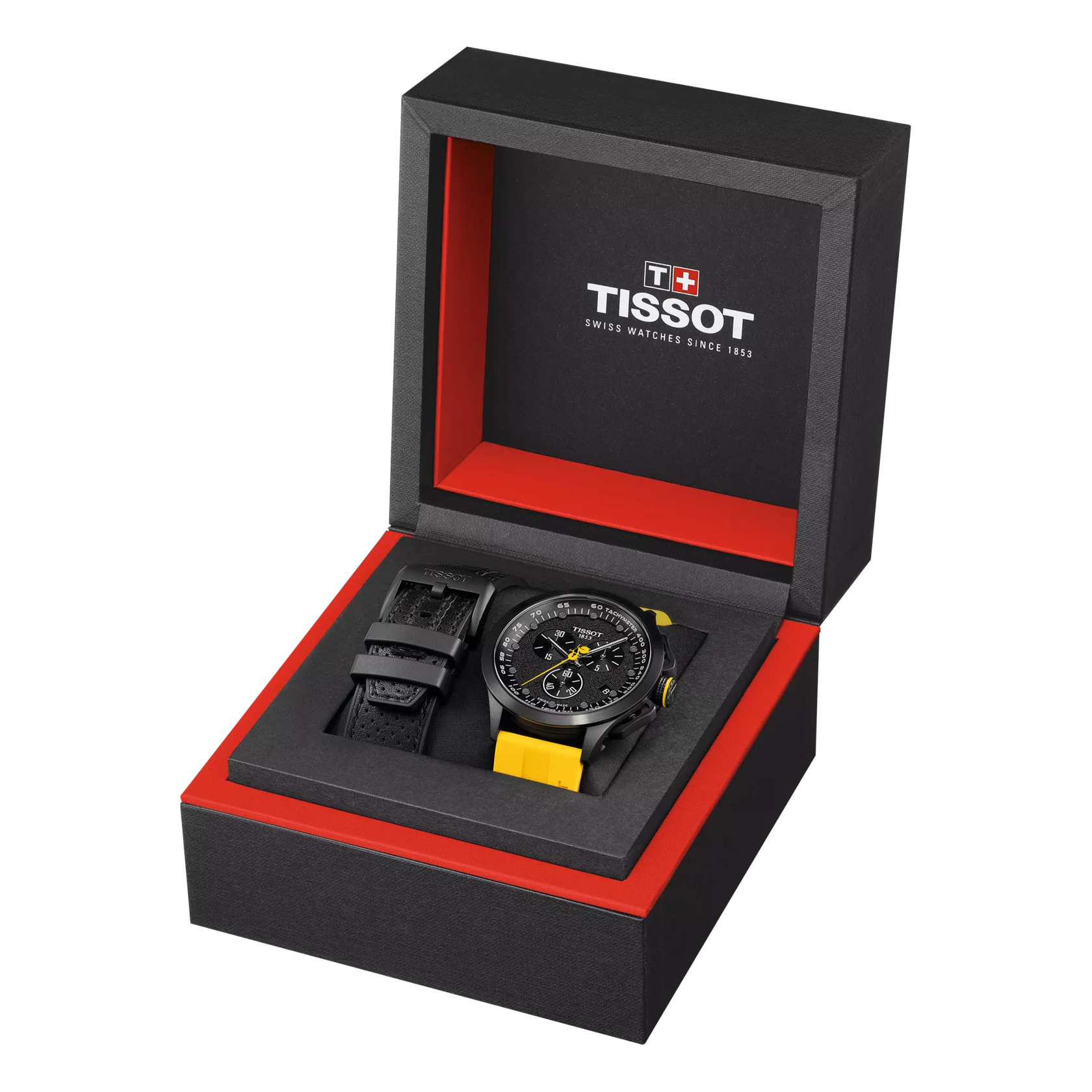 Presentation box of the watch Tissot T-Race Cycling Tour de France 2023