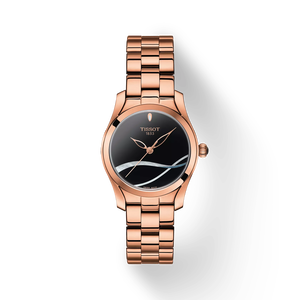 Front view of the watch Tissot T-Wave with shadow
