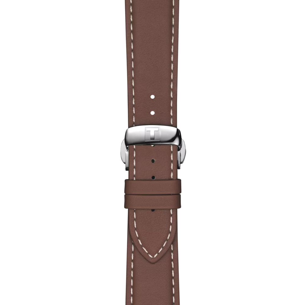 Strap zoom of the watch Tissot Gentleman Powermatic 80 Silicium