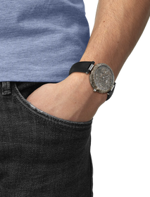 Simulation of the watch Tissot Rockwatch 38mm on a wrist