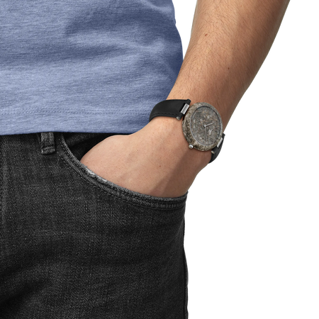 Simulation of the watch Tissot Rockwatch 38mm on a wrist