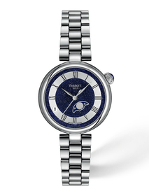 Front view of the watch Tissot D&eacute;sir 29.6mm with shadow